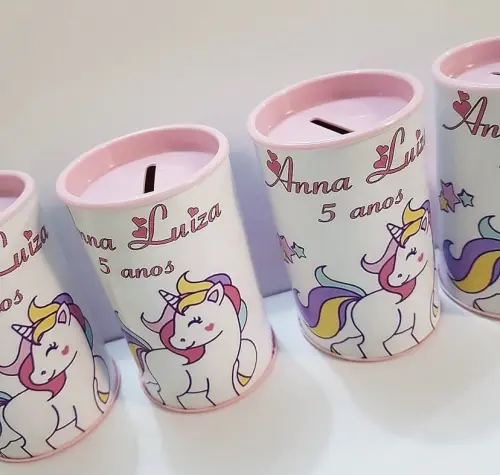 Cofrinho personalizado Unicórnio