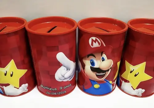 Cofrinho personalizado Super Mario