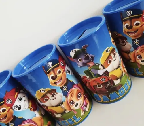 Cofrinho personalizado Patrulha