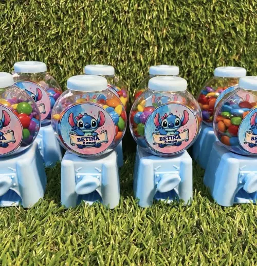 Mini baleiro personalizado Stitch