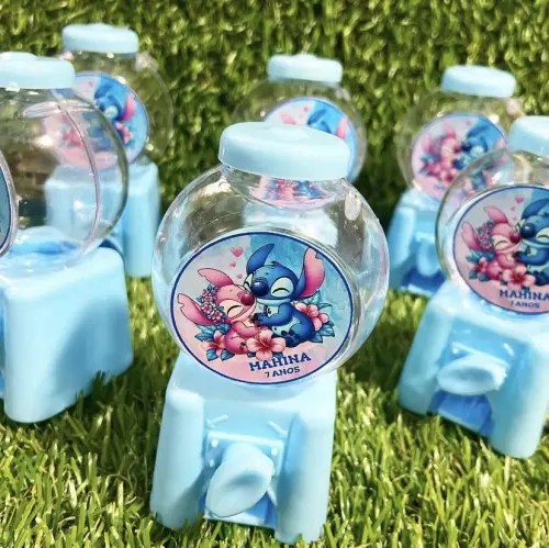 Mini baleiro personalizado Stitch