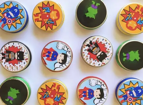 Latinha personalizada Super Herois