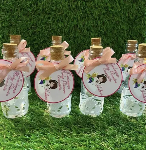 Garrafinha com tercinho personalizada