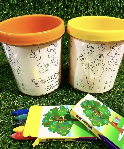 Caneca de Colorir Personalizada
