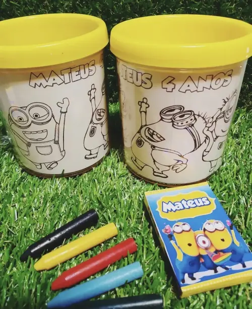 Caneca de Colorir Personalizada