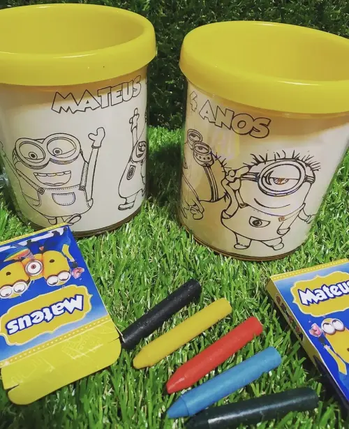 Caneca de Colorir Personalizada