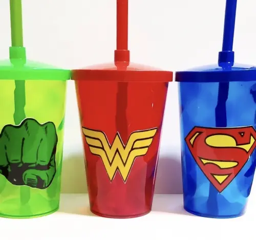 Copo super heróis logo 400ml