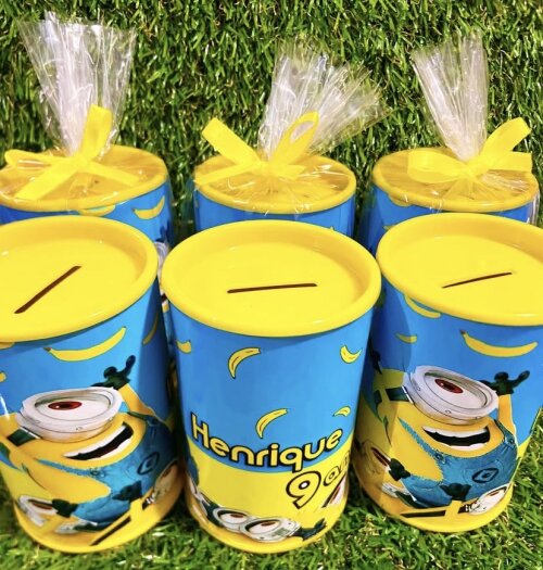 Cofrinho personalizado minions