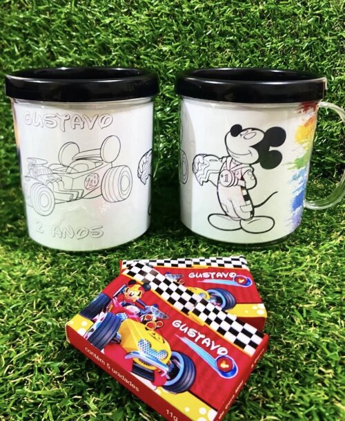 Caneca de Colorir Personalizada