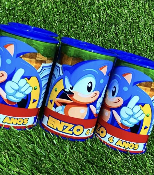Cofrinho personalizado Sonic