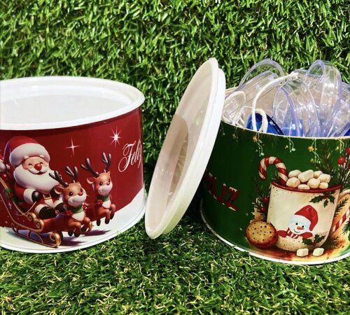 Tubo lata personalizada Natal