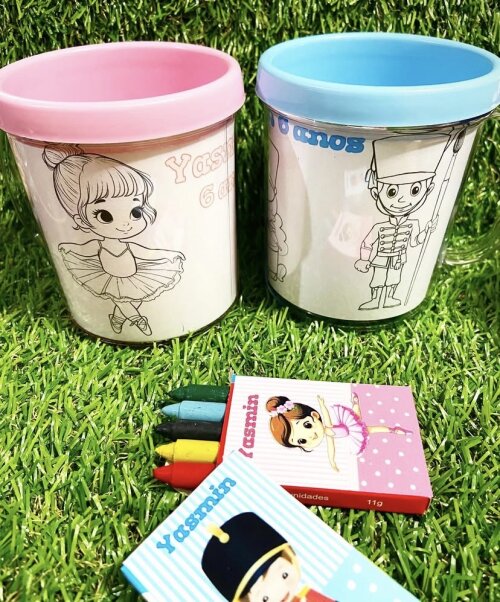 Caneca Acrílica de Colorir Personalizada