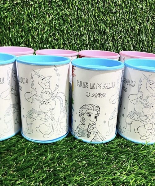 Cofrinho de colorir personalizado Bita