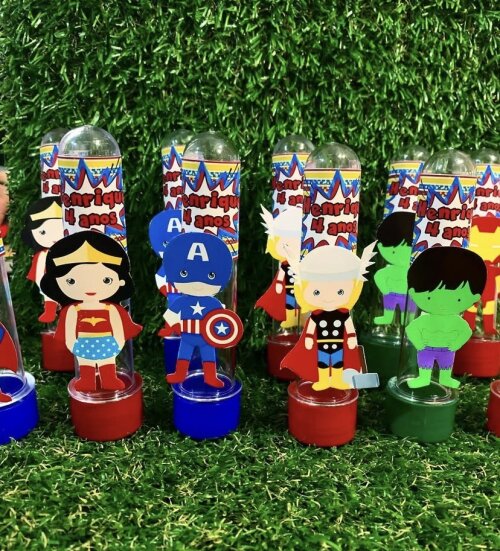 Tubete Personalizado Super Heróis