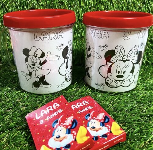 Caneca Acrílica de Colorir Personalizada