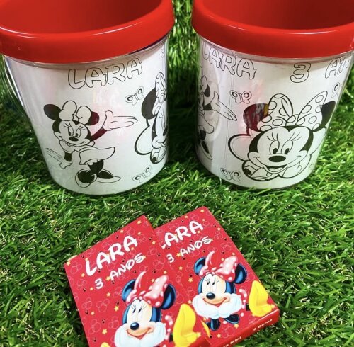 Caneca Acrílica de Colorir Personalizada