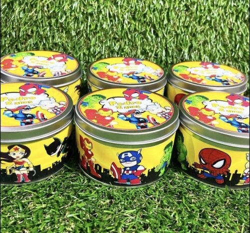 Lata super herois baby personalizada