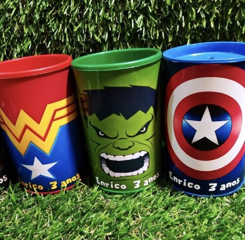 Cofrinho Vingadores Personalizado