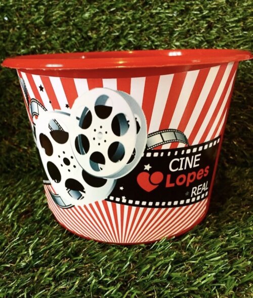 Baldinho de pipoca personalizado Cinema
