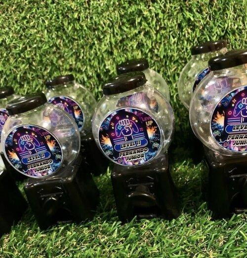 Mini baleiro personalizado Gamer