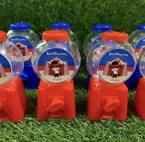 Mini baleiro personalizado Circo
