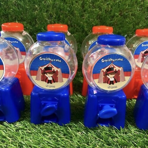 Mini baleiro personalizado Circo