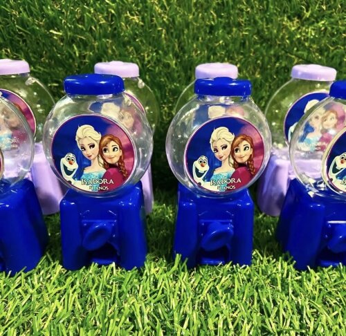 Mini baleiro personalizado Frozen