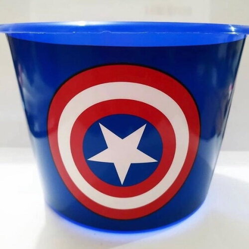 Baldinhos de Pipoca Super Heróis Logo Personalizados