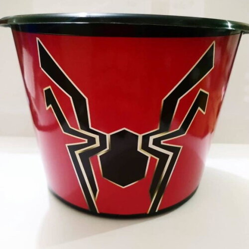 Baldinhos de Pipoca Super Heróis Logo Personalizados