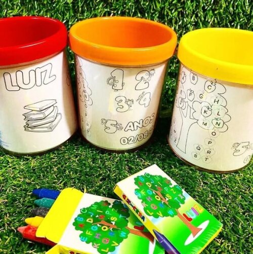 Caneca de Colorir Personalizada