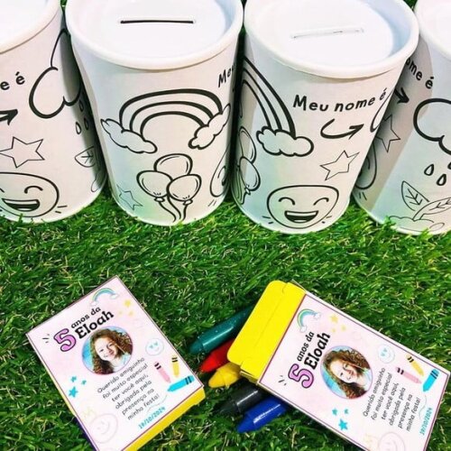 Cofres de Colorir Personalizados