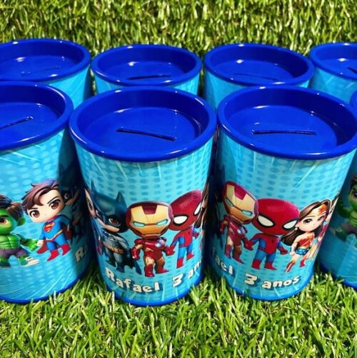 Cofre Super Heróis Personalizado