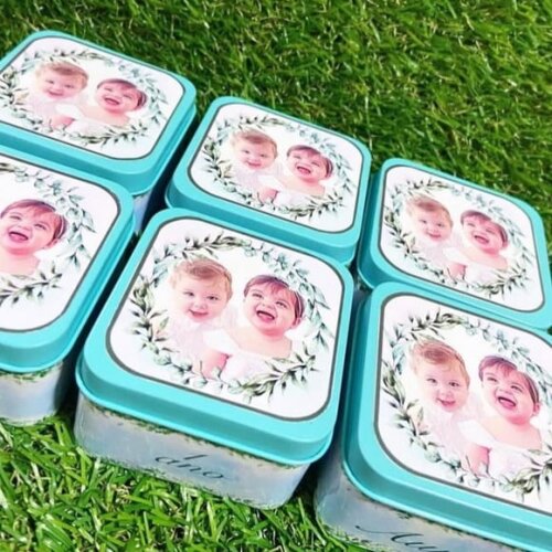 Lata Quadrada Personalizada