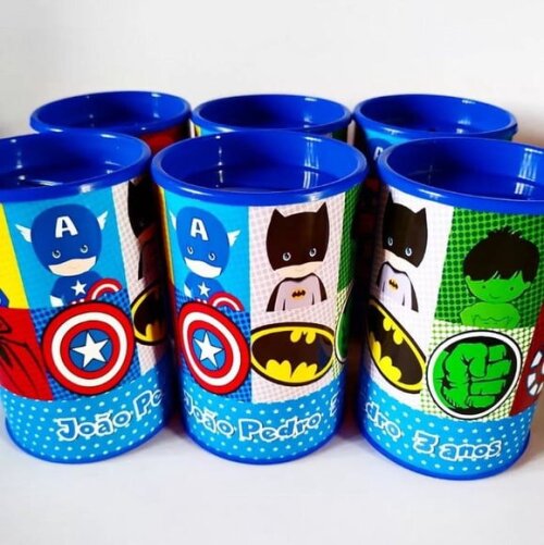 Lembrancinha Vingadores Cofrinhos
