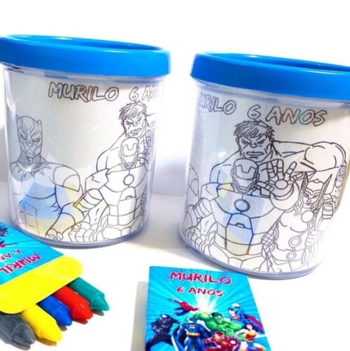 Caneca para Colorir