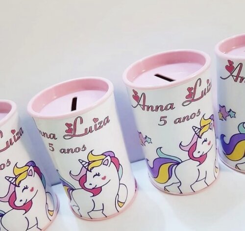 Cofre personalizado unicórnio