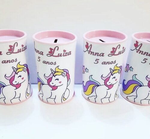 Cofre personalizado unicórnio