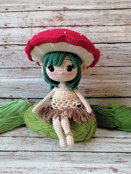 Ninfa Somanita em Amigurumi