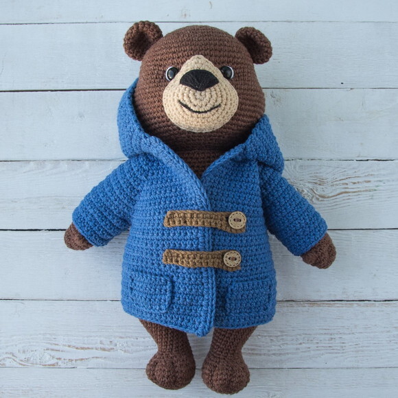 Urso Paddington em Amigurumi