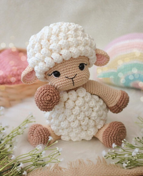 Ovelha Doroti em Amigurumi