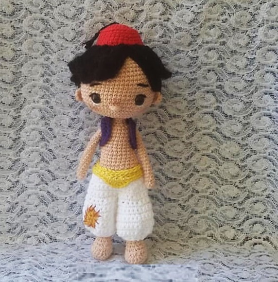 Aladdin em Amigurumi