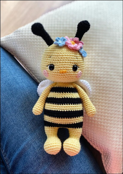 Abelhinha Lily em Amigurumi