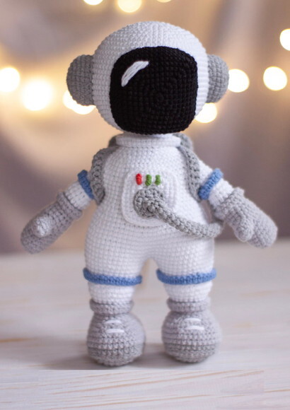Astronauta em Amigurumi