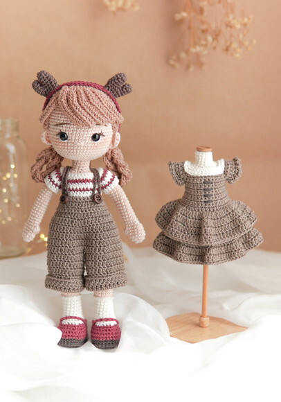 Boneca Grace em Amigurumi