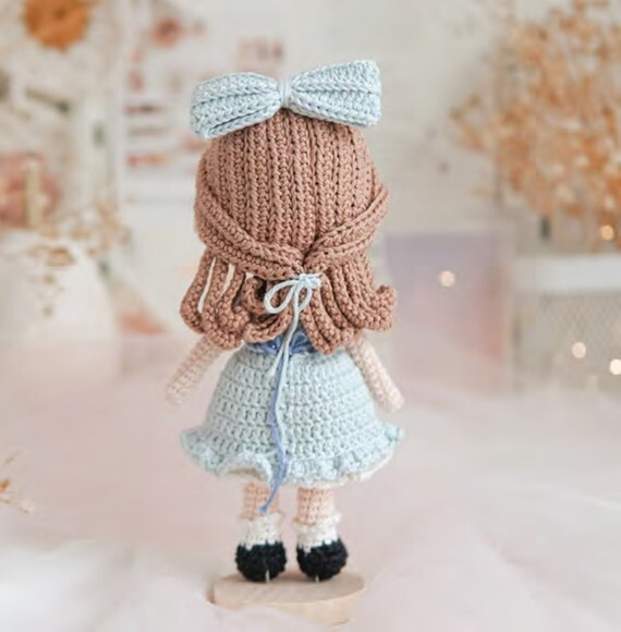 Boneca Wendy em Amigurumi