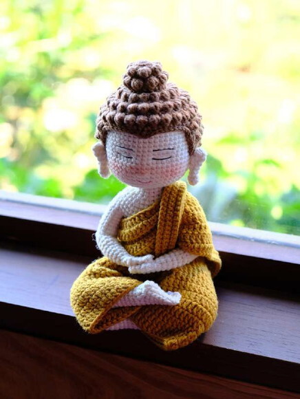 Buda em Amigurumi
