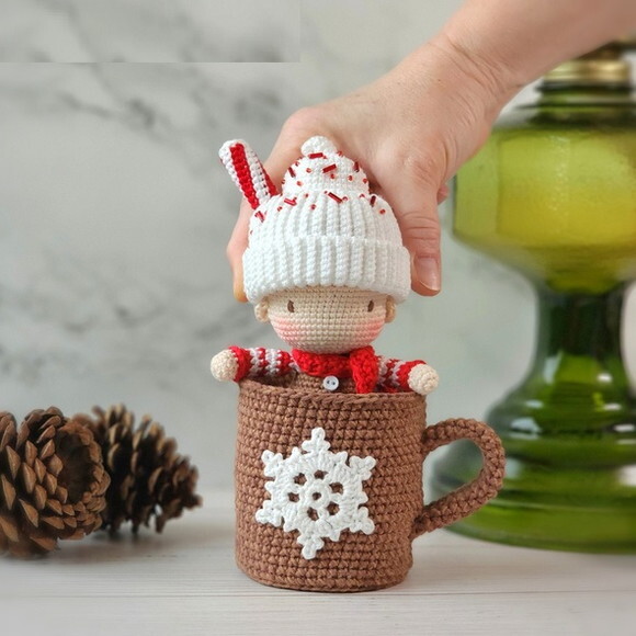 Caneca Encantada em Amigurumi