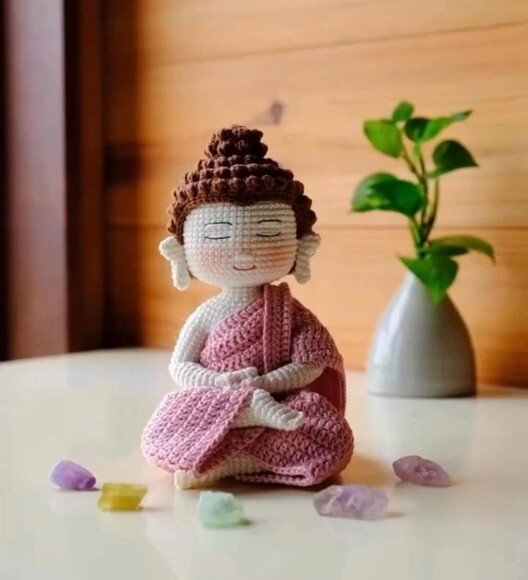 Buda em Amigurumi