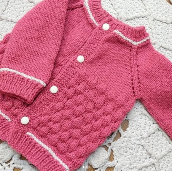 Casaquinho para Bebê em Tricô