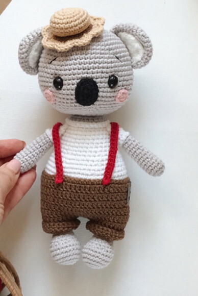 Coala em Amigurumi